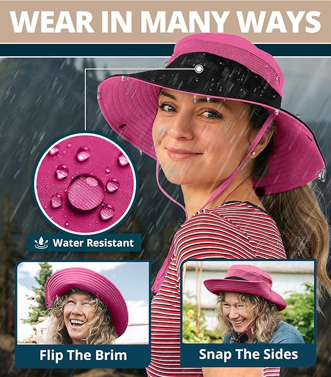 GearTOP Safari Sun Hat for Men and Sun Hats for Women UV Protection UPF 50+ - Image 6