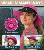 GearTOP Safari Sun Hat for Men and Sun Hats for Women UV Protection UPF 50+ - Image 6