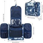 Narwey Hanging Toiletry Bag for Women Travel Makeup Bag Organizer Toiletries - Image 7