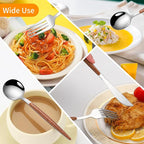 16 PCS Silverware Set for 4, Stainless Steel Flatware Cutlery Eating Utensils - Image 6