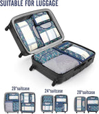 Veken 10 Set Packing Cubes for Travel Essential, Suitcase Organizer Bags in 4 - Image 6