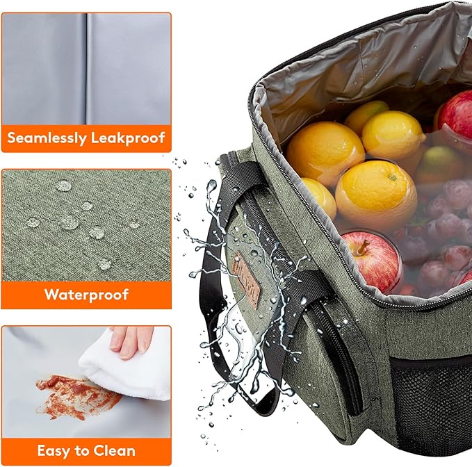 Lifewit Large Lunch Bag Insulated Lunch Box Soft Cooler Cooling Tote - Image 4