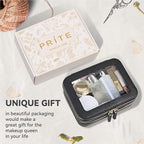 Prite Clear Makeup Bags Double Layer Cosmetic Bags - Image 6