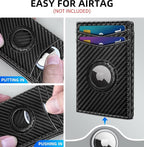 Airtag Wallet for Men- with Money Clip Gift Boxed, Magnetic Closure Slim - Image 3