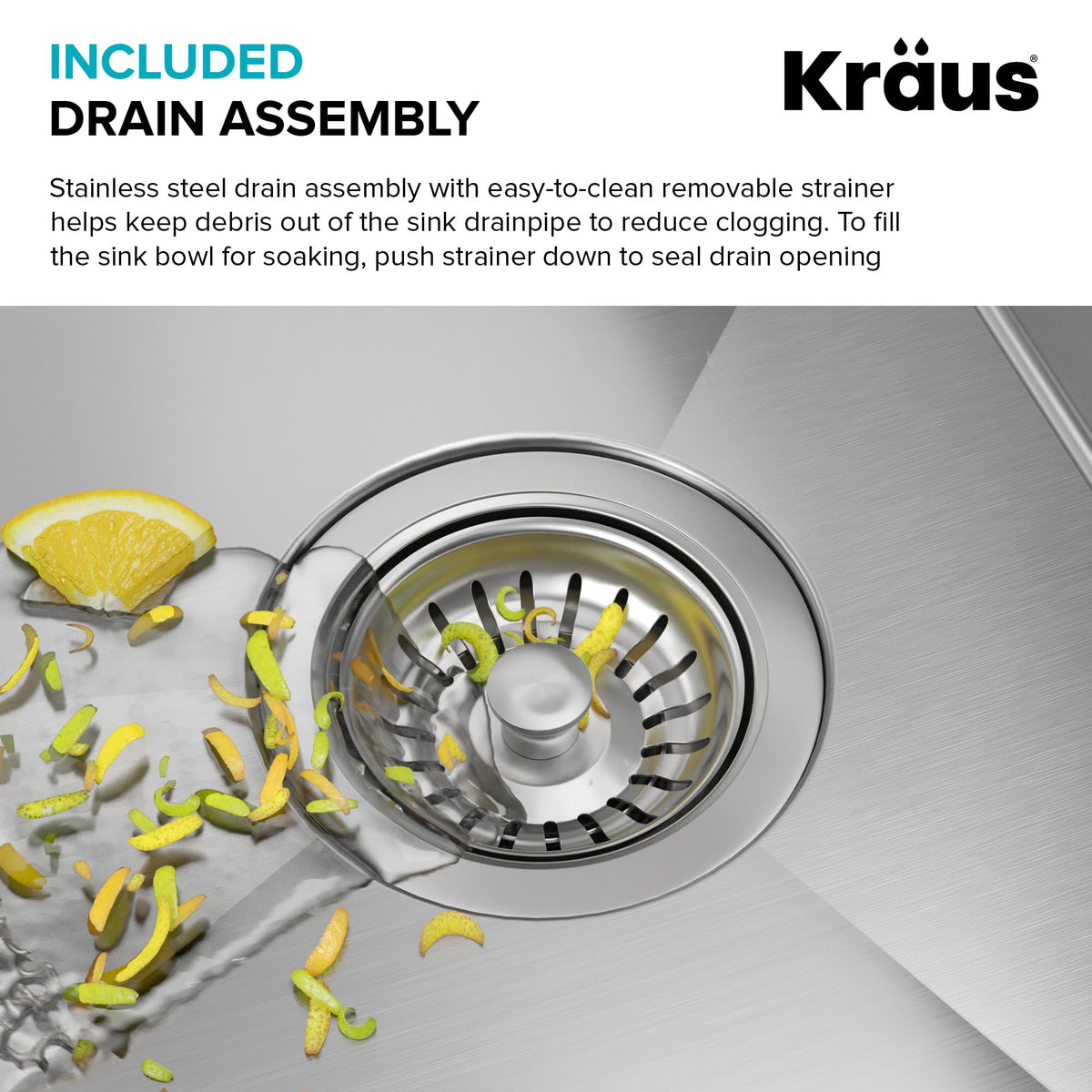 Stainless Steel 17 in 16 Gauge Undermount Kitchen Sink KHU101 (17 Inch)