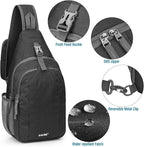 G4Free Sling Bag RFID Blocking Sling Backpack Crossbody Chest Bag Daypack - Image 6