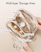Vlando Small Jewelry Travel Case, Jewelry Pouch Bags - Image 2