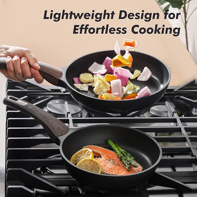SENSARTE Nonstick Frying Pan Skillet 8Inch Non Stick Egg Pan Omelette Pans - Image 6