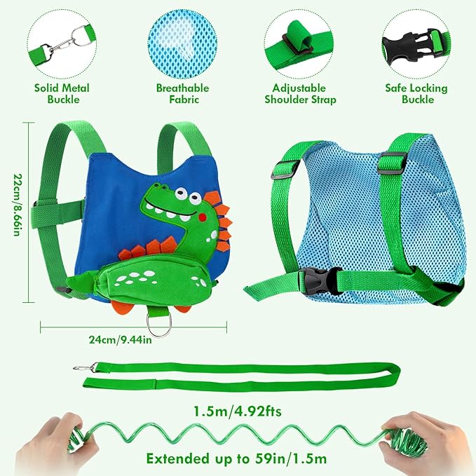 Lehoo Castle Toddler Leash for 1-5 Years, Baby Safety Harness for Boys - Image 2