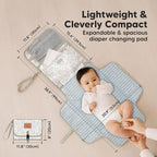 KeaBabies Portable Diaper Changing Pad - Image 3