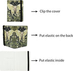 Luna Moth Passport Holder for Women and Men PU Leather Passport Cover for Travel - Image 4