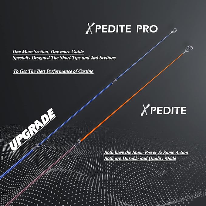 EOW XPEDITE PRO Portable Telescopic Casting and Spinning Fishing Rods, 24T - Image 4