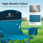 ALPHA CAMP Camping Chair 2 Pack Portable Chair - Image 4
