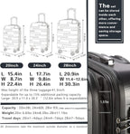 Coolife Luggage Expandable Suitcase 3 Piece Set - Image 7