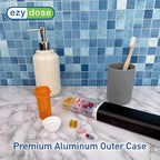 EZY DOSE Slide Pill Organizer, Stylish Medication Storage Case - Image 4