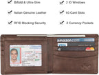 Wallet for Men-Genuine Leather RFID Blocking Bifold Stylish Wallet - Image 3