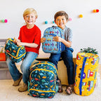 Wildkin 12-inch Kids Backpack – Padded, Adjustable, and Trucks - Image 2