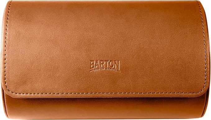 Barton Leather Watch Roll for 2 Watches | Convenient Organizer Case for Travel - Image 3