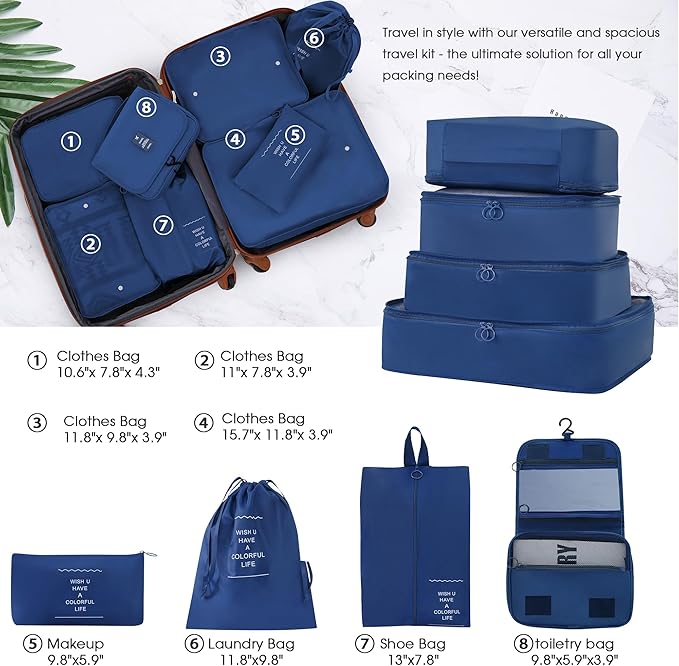 Merax Luggage sets of 13 Piece 16 20 24 28 IN Carry on Luggage sets 4 piece - Image 3