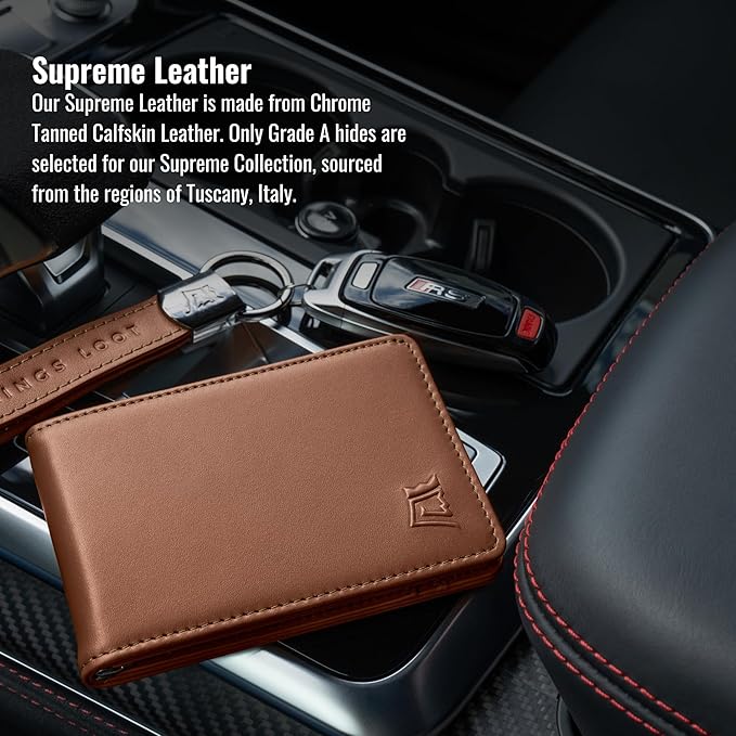 Kings Loot Wallet for Men | Customized Minimalist Slim RFID Blocking Leather - Image 2