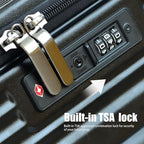 buy 0ne get 0ne free! 20 Inch Expandable Carry on Luggage PC Hard Shell TSA - Image 7
