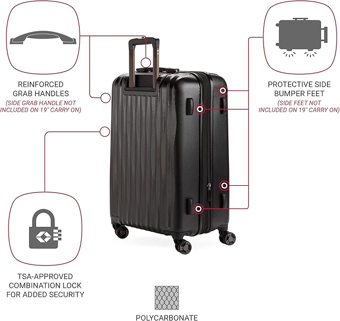SwissGear 7272 Energie Expandable Hardside Luggage - Image 3