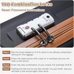 imiomo Luggage Sets 3 Piece, Expandable Hardside Suitcase Set - Image 5