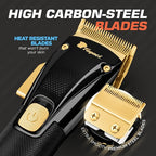 Fagaci Professional Hair Clippers for Men - Precise Cutting, Turbo Power Cordless Hair Clippers with 5 Hour Battery Life