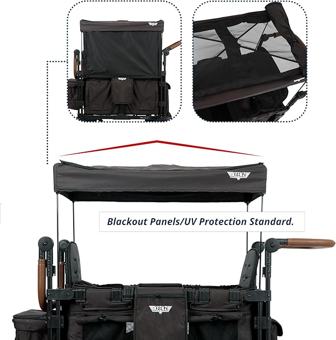 Keenz VYOO Stroller Wagon with Canopy - Image 9