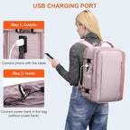 PIJUSHI Travel Backpack for Women Expandable Carry on Luggage Backpack Airline - Image 6
