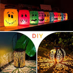 ELUTENG Solar Light Replacement 4 Pack LED Solar Lantern Light Lids Outdoor - Image 5