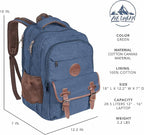 Ama Dablam Premium Original Canvas Backpack/ 17”Laptop/XL-30L/ Many Pockets | - Image 7