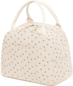 Bluboon Lunch Bag for Women Men Cute Corduroy Lunch Tote Bags Reusable - Image 4