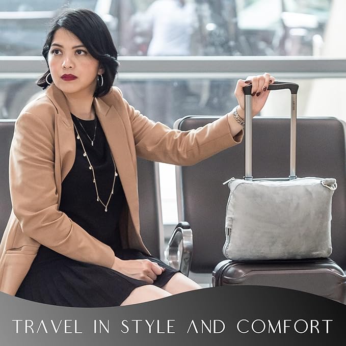 Travel Pillow and Blanket Set - Image 7