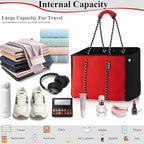QOGiR Neoprene Multipurpose Beach Bag Tote - Image 4