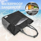 G4Free Beach Bag, Waterproof Sandproof Beach Tote Bag, Large Capacity Foldable - Image 2