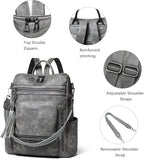 Shrrie Vegan Leather Laptop Backpack - Image 6