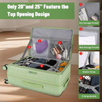 3-Piece 20/24 Top Opening Hardshell Lightweight Luggage and 28-Inch Clamshell - Image 5