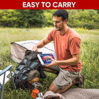 PTEROMY 100 Piece Mini First Aid Kit, Portable Small Emergency Kits Compact 1st - Image 3