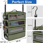 Suitcase Organizer, Travel Luggage Organizer Portable Hanging Travel Shelves - Image 4