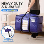 TAILI 6 Pack Dark Blue Extra Large Storage Bags, Heavy Duty Totes - Image 4