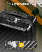 LUGGEX Luggage with Spinner Wheels, Polycarbonate Hard Shell Suitcase, - Image 7