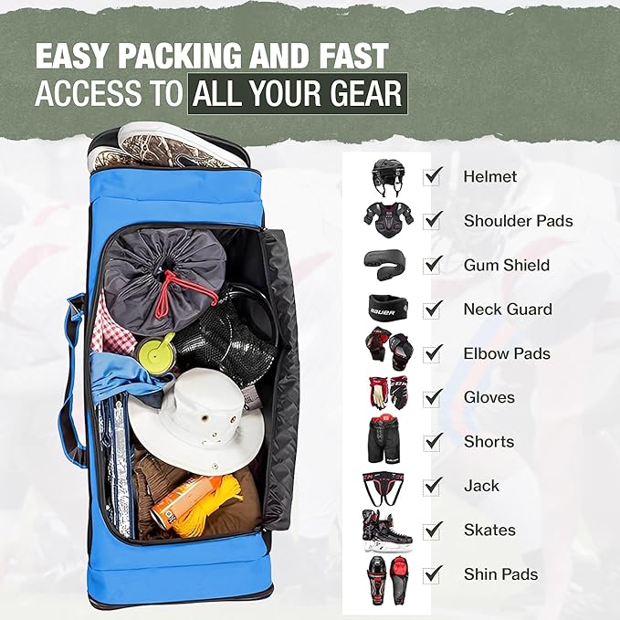 Jetstream Heavy Duty Multi Pocket Durable Sports Gym Equipment Travel Duffel Bag - Image 6