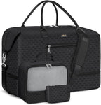 Weekender Bag for Women, Travel Duffel Bag Carry On Overnight Bag by ITIEZY
