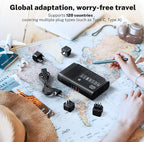 DOACE 500W Pure Sine Wave Voltage Converter, 220V to 110V European Travel Plug - Image 2