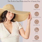 San Diego Hat Company Women's Ultrabraid X-Large Brim Hat, Adjustable Sun Hat - Image 7