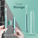 Aquasonic Icon ADA-Accepted Rechargeable Toothbrush | Magnetic Holder & Slim - Image 4