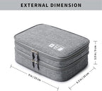 mygreen Electronics Organizer, Electronic Accessories Double Layer Travel Cable - Image 2