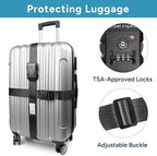 Travel Inspira TSA Lock Luggage Straps - Image 2
