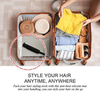 12" X 9" Large Heat Resistant Silicone Mat for Hair Styling Tools, Curling Iron Mat, Flat Iron Holder, Hair Straightener Pad, Makeup Mat, Hot Tools Mat for Travel Vanity Salon - Black